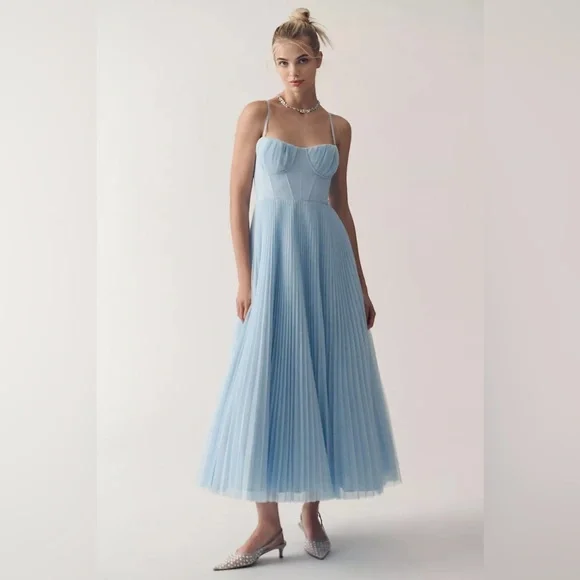 Hutch Light Blue Amara Corset Tulle Dress (new, sealed in polybag) - Picture 6 of 6